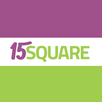 15 Square Logo